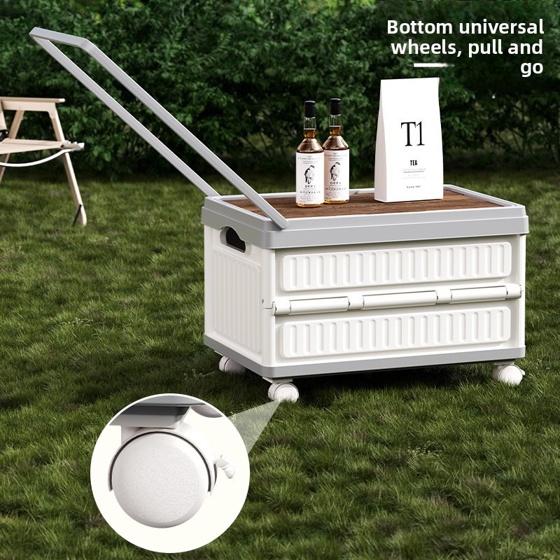 Outdoor Camping Folding Storage Box - Caja Organizadora Plegable para Picnic, Caja