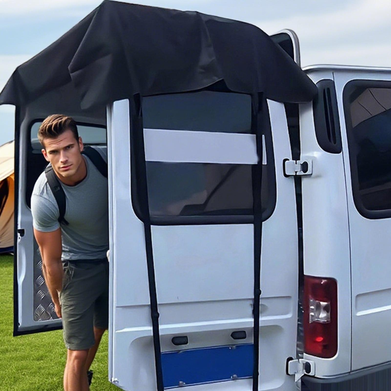 Outdoor Indoor Camping - Cubierta para Puerta Trasera de RV,