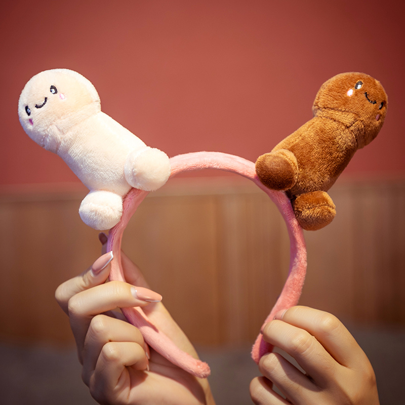 Bear Canister - Diadema de juguete de peluche de