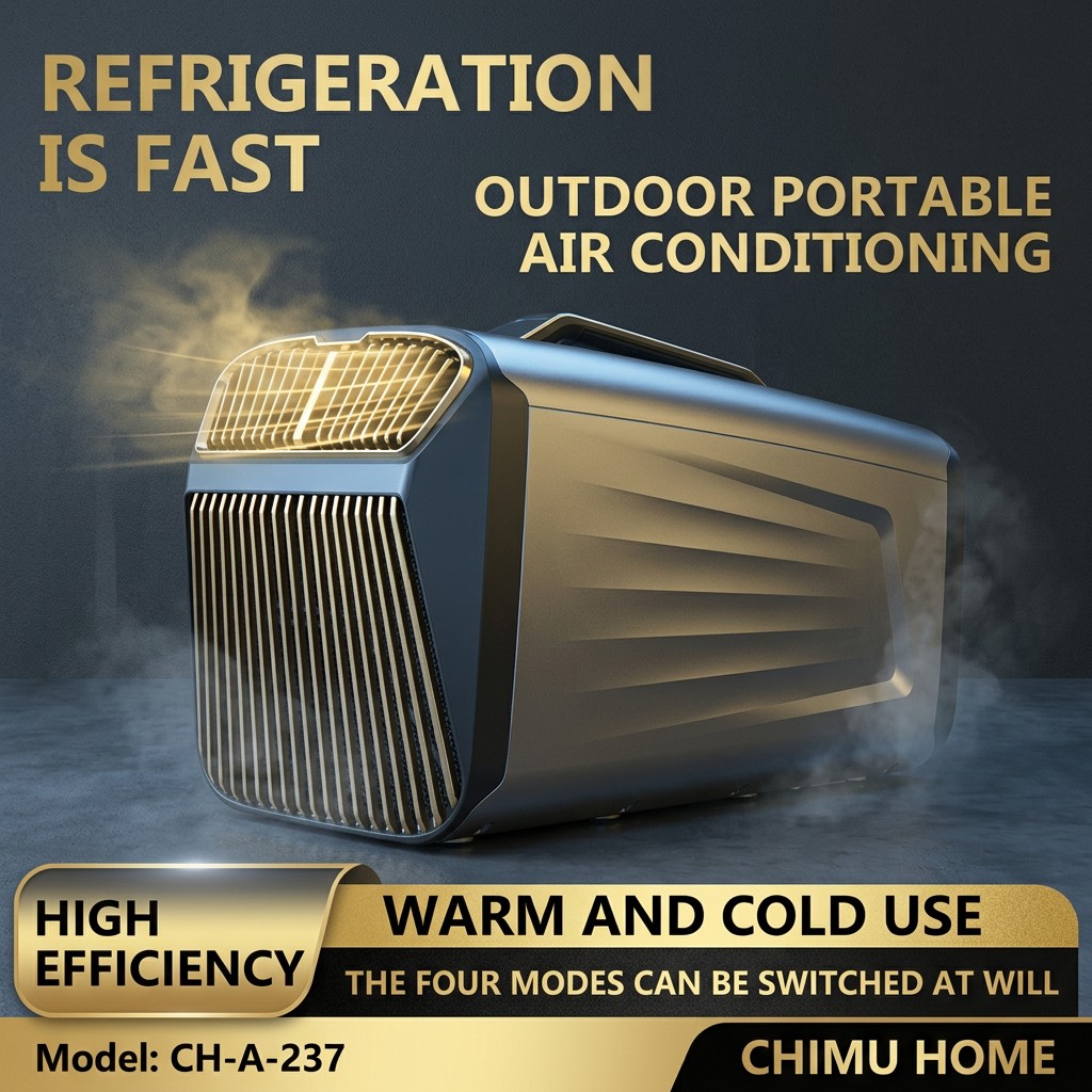 Outdoor Camping Air Conditioner - 【CHIMU HOME】 Aire Acondicionado Portátil 5400Btu,
