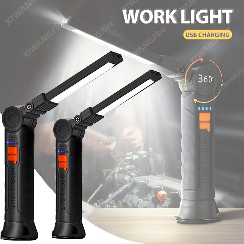 Outdoor Camping Accessories - Linterna LED recargable, luz de trabajo