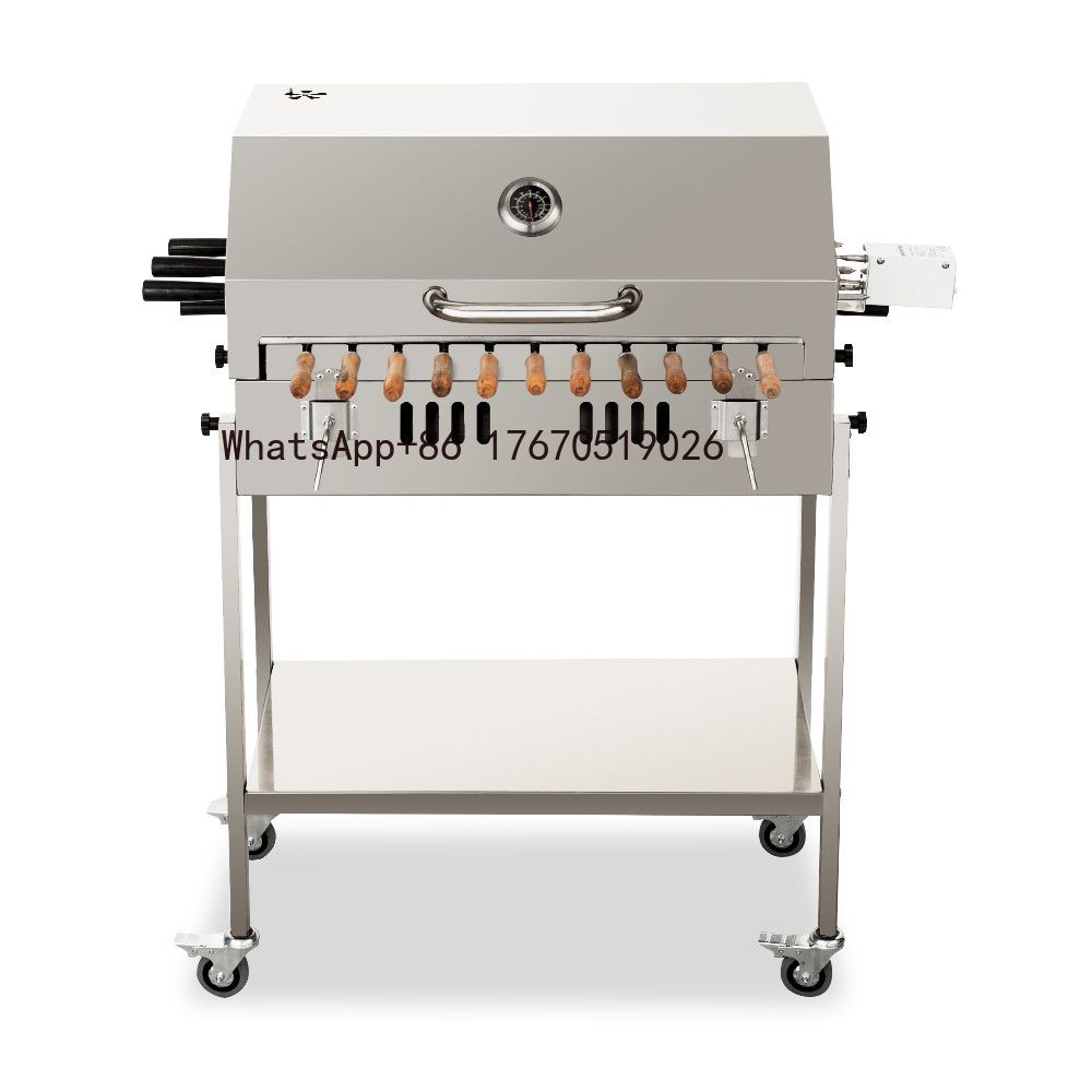 Outdoor Indoor Camping - Parrilla de Carbón Moderna para Exteriores,