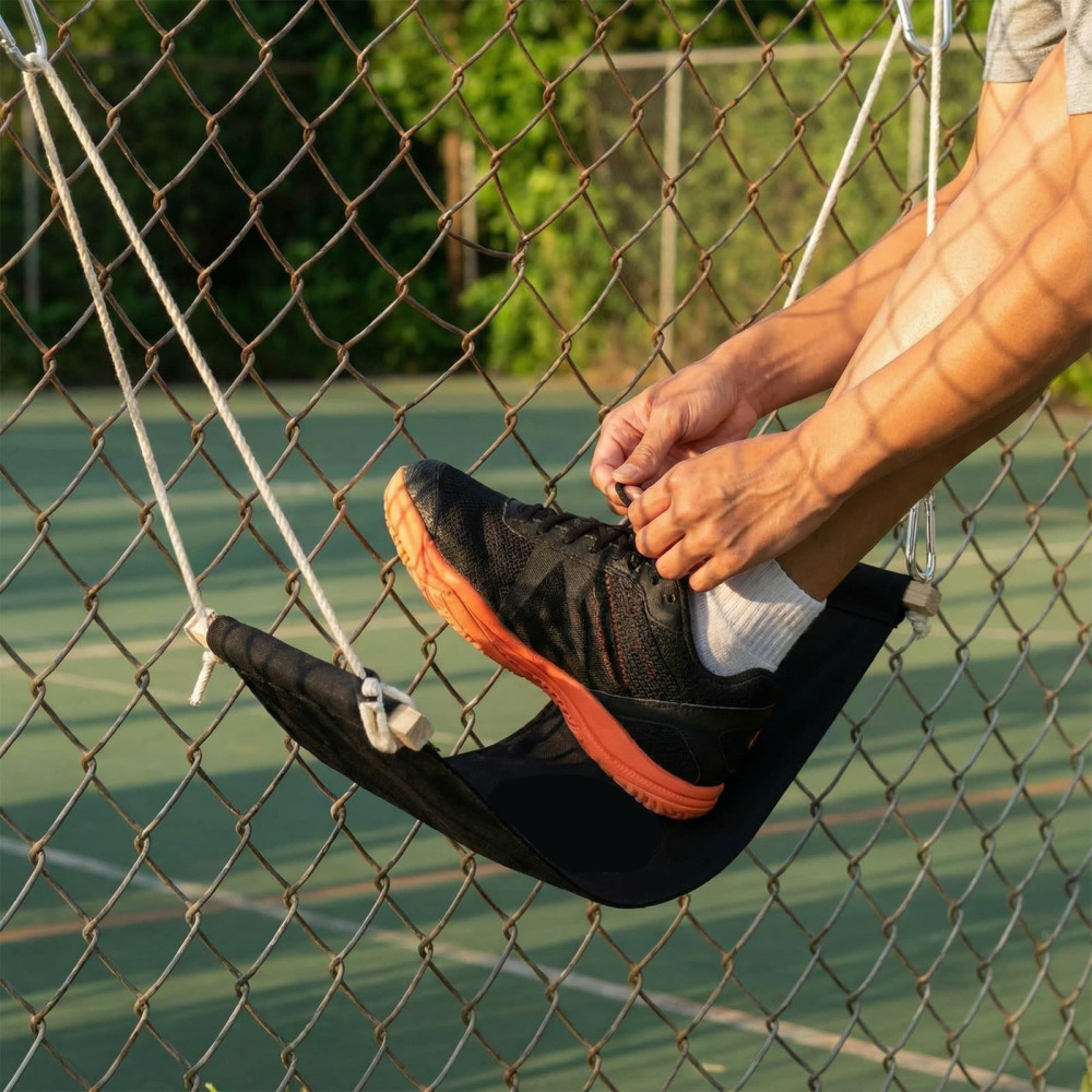 Outdoor Camping Hammock - Reposapiés Portátil Plegable para Deportes al