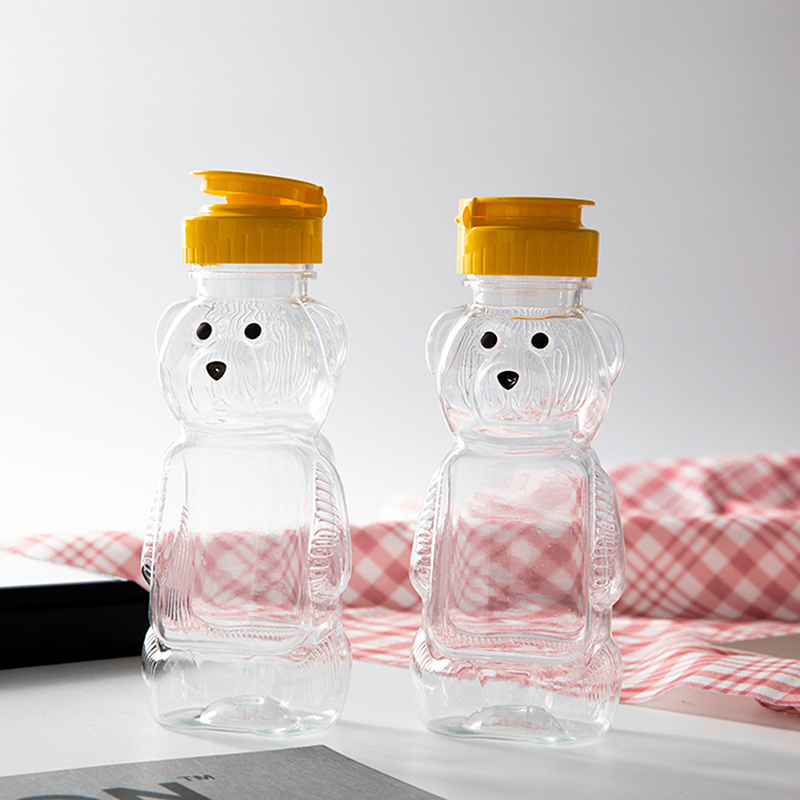 Bear Canister - Botellas de plástico para condimentos, dispensador