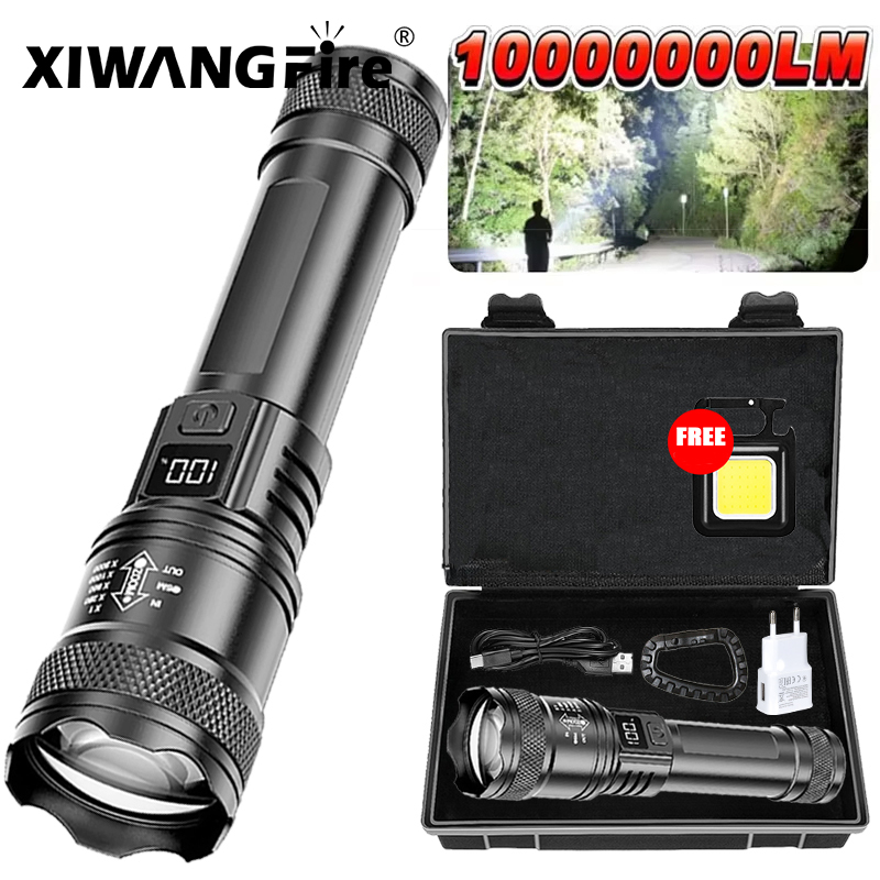 Outdoor Camping Accessories - Linterna LED ultrabrillante, linterna táctica con
