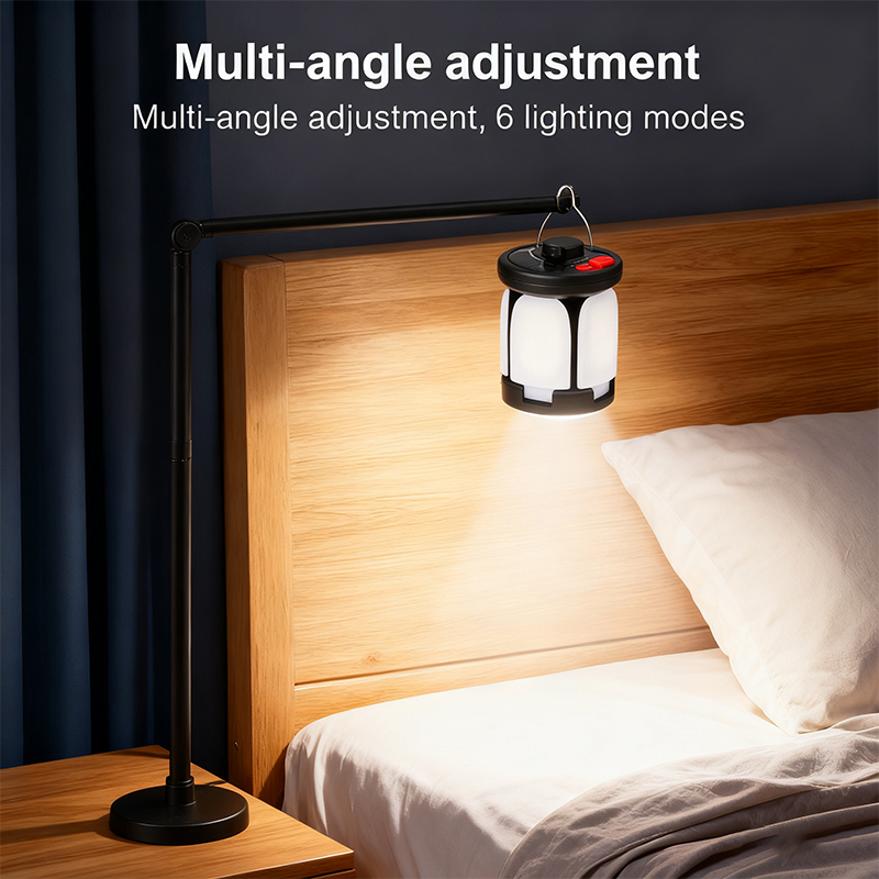 Outdoor Indoor Camping - Linterna solar para acampar, luz LED