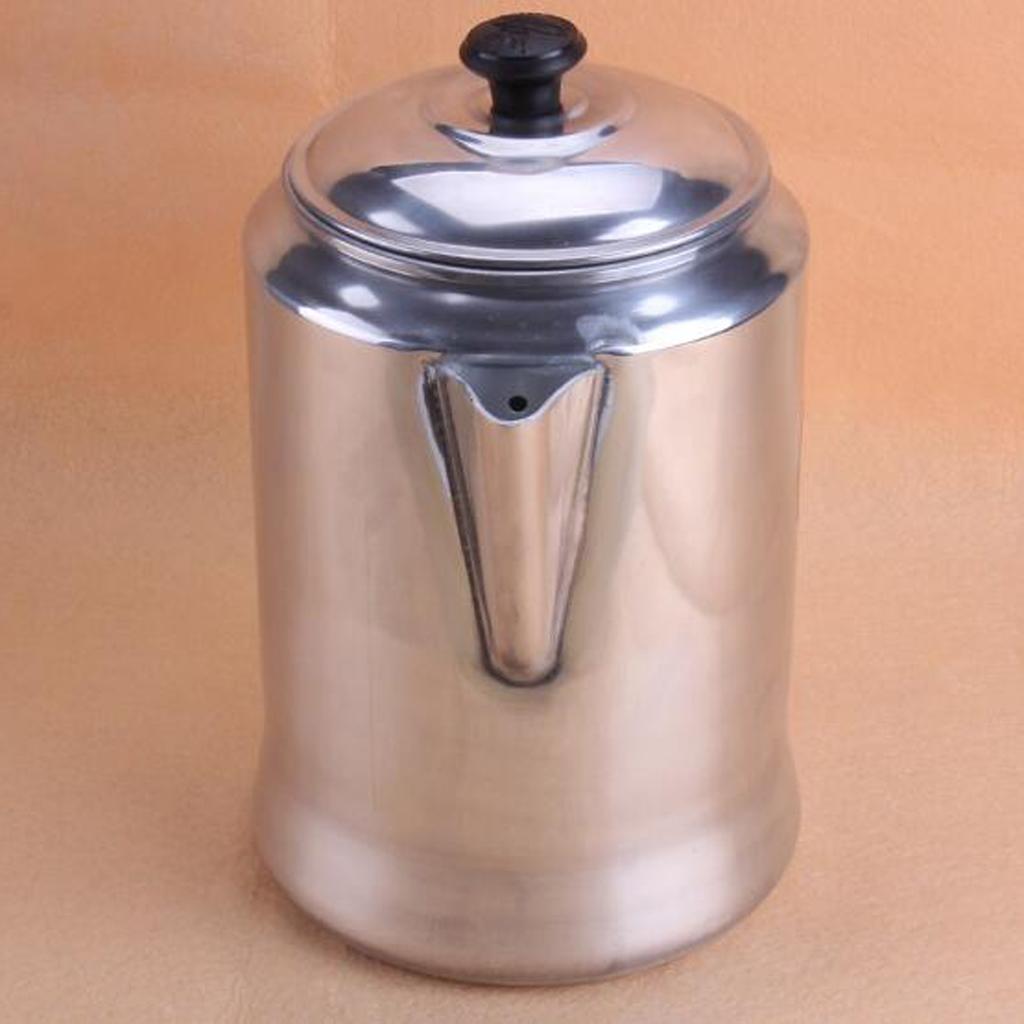 Camp Percolator Coffee - Cafetera de Aluminio para Camping, Hervidor