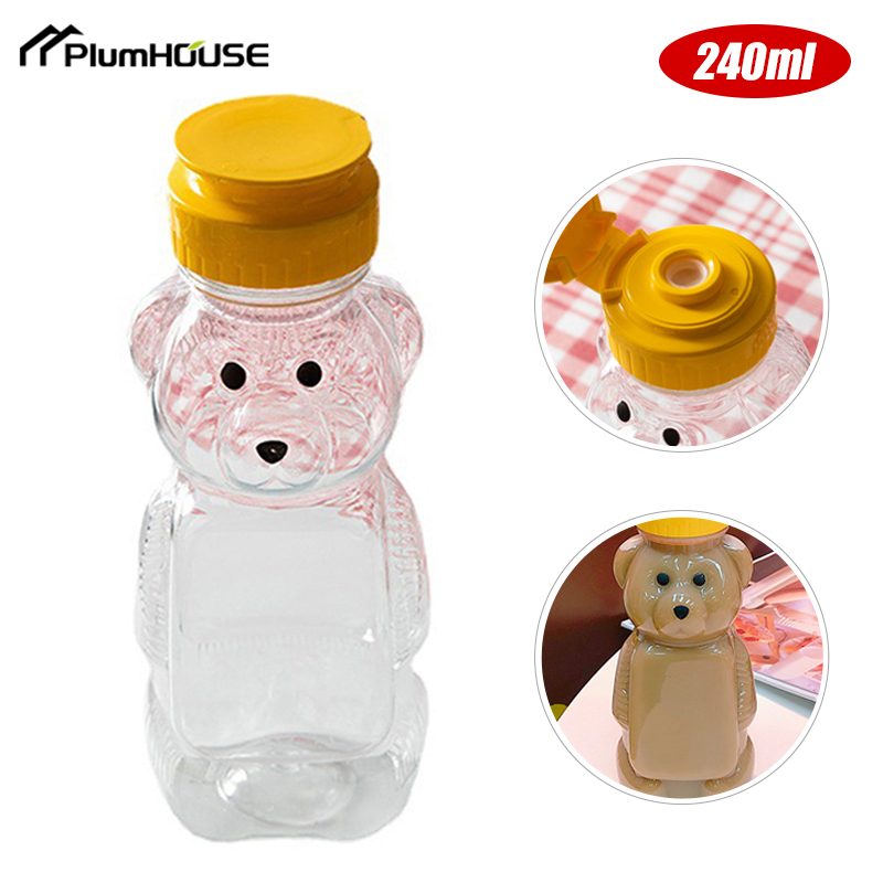 Bear Canister - Botella de plástico con forma de