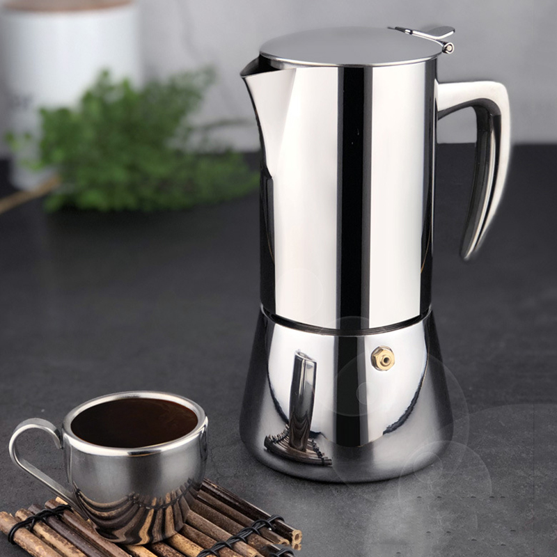 Camp Percolator Coffee - Cafetera portátil de 200ml/300ml, cafetera Moka