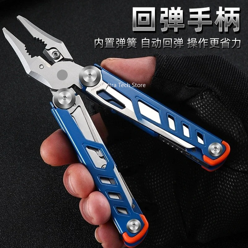 Alicates multifunción, cuchill - Camping Knife Multi-Tool reseña y precio
