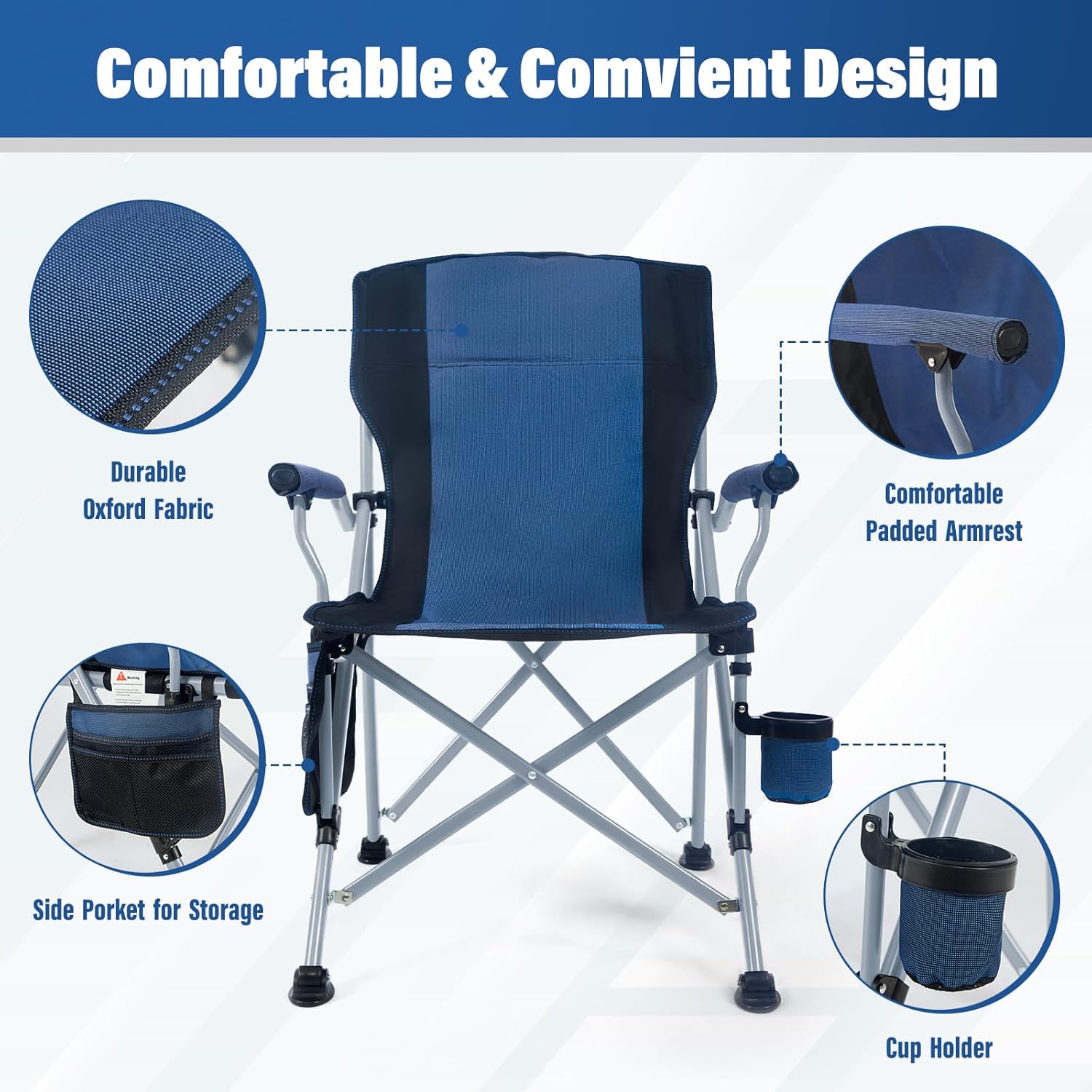Silla Plegable Portátil para C - Outdoor Chair Camping reseña y precio