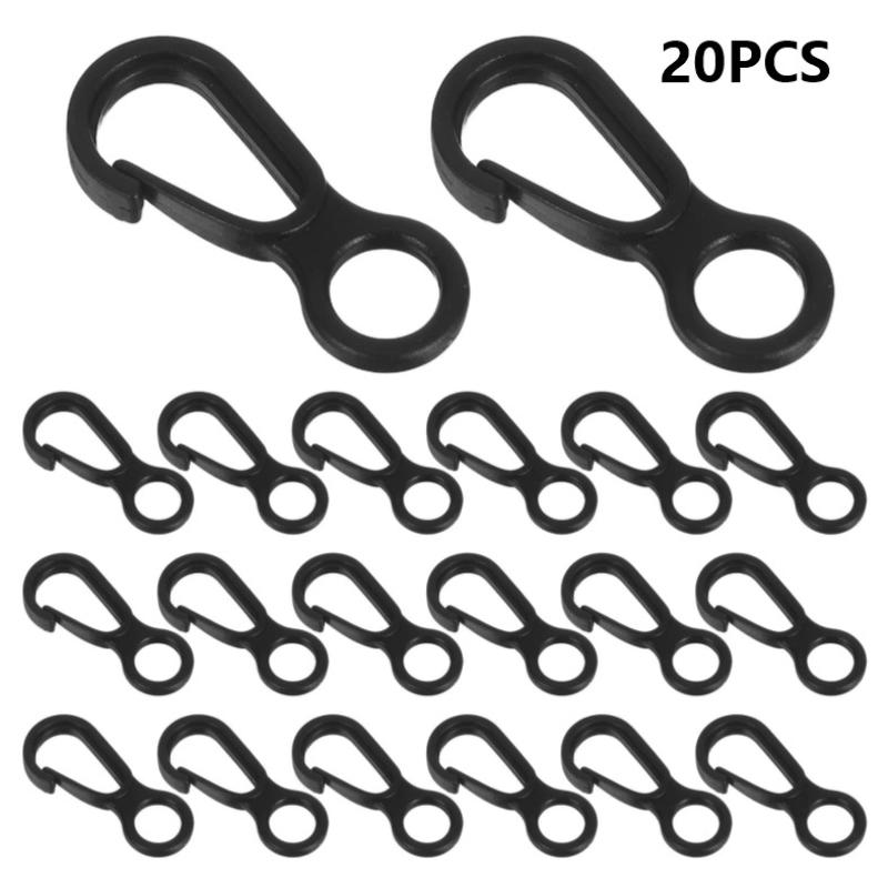 20 piezas de ganchos de plásti - Outdoor Activities In Camping reseña y precio
