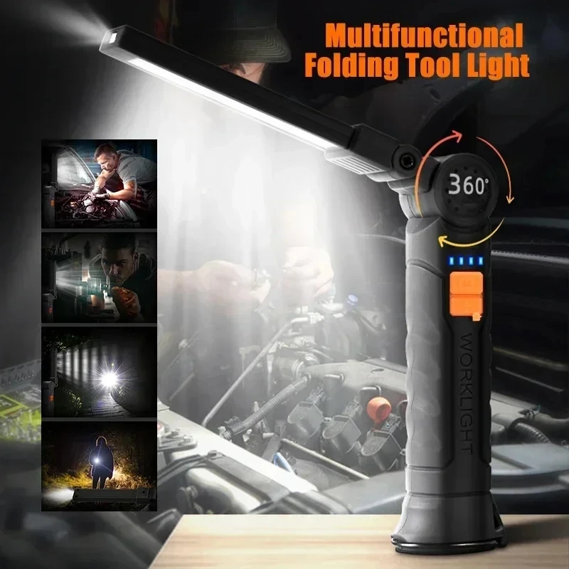 Linterna LED COB portátil, luz - Outdoor Camping Accessories reseña y precio