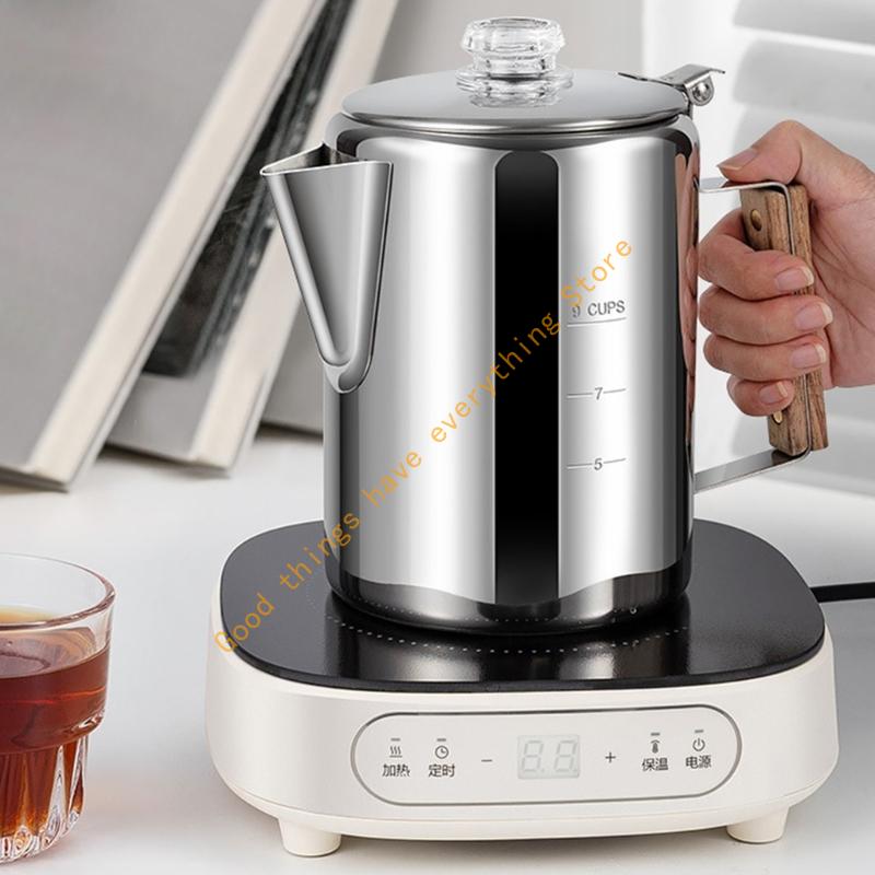Cafetera para acampar acero re - Camp Percolator Coffee reseña y precio