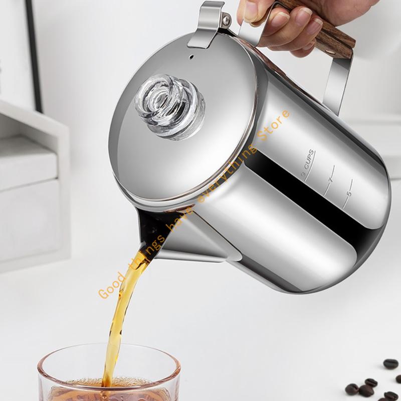 Cafetera para acampar acero re - Camp Percolator Coffee reseña y precio