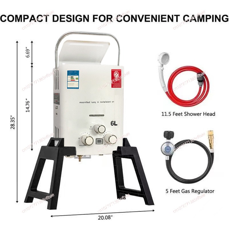 Calentador de agua portátil pa - Outdoor Camping Water Heater reseña y precio