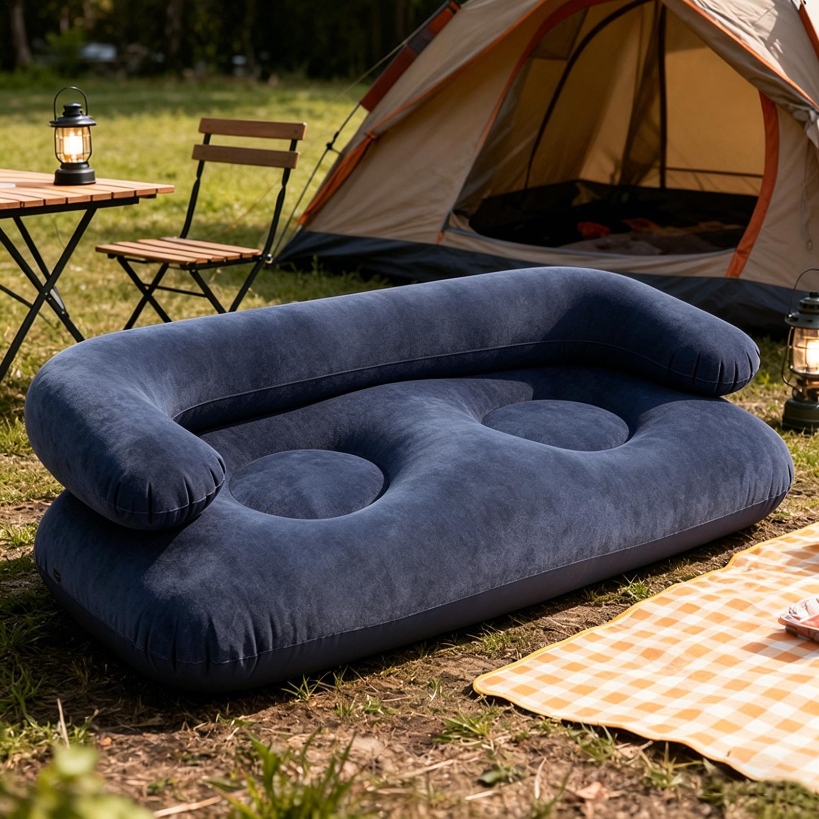 Sofá Inflable Doble de Dos Pla - Outdoor Indoor Camping reseña y precio