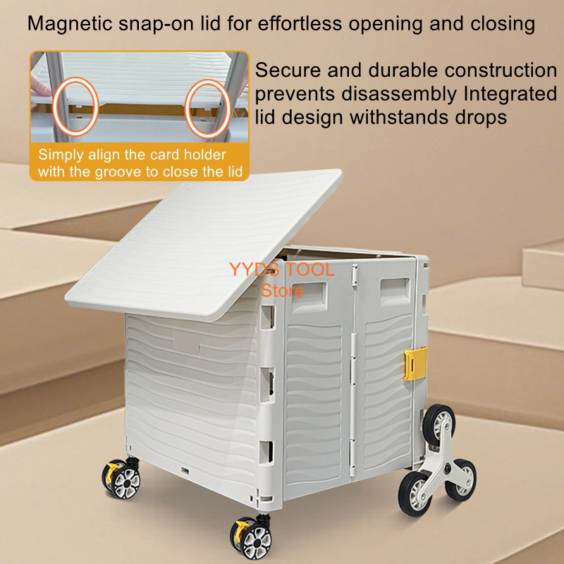 Carrito de compras plegable pa - Outdoor Camping Folding Storage Box reseña y precio