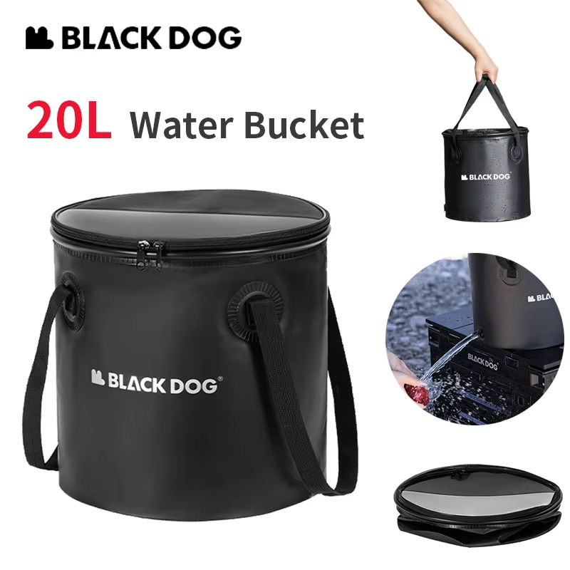 Blackdog-cubo redondo de agua  - Outdoor Camping Folding Storage Box reseña y precio