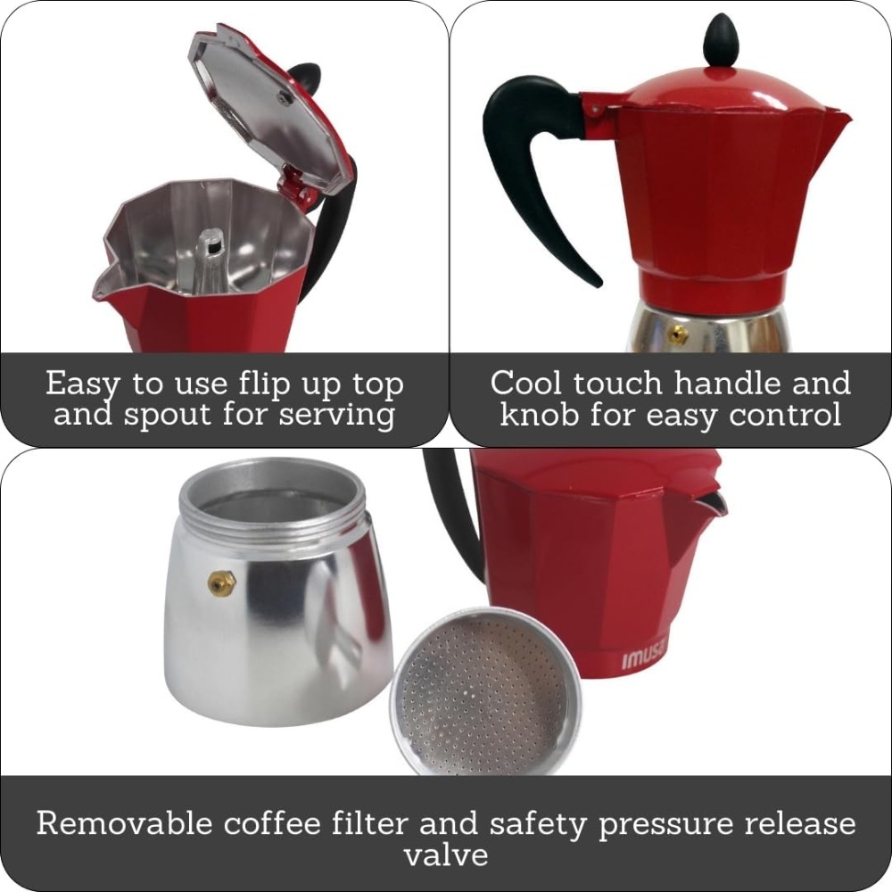 Cafetera Espresso para Estufa, - Camp Percolator Coffee reseña y precio