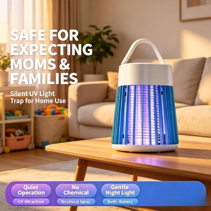 Lámpara Antimosquitos Portátil - Outdoor Camping Bug Zapper reseña y precio