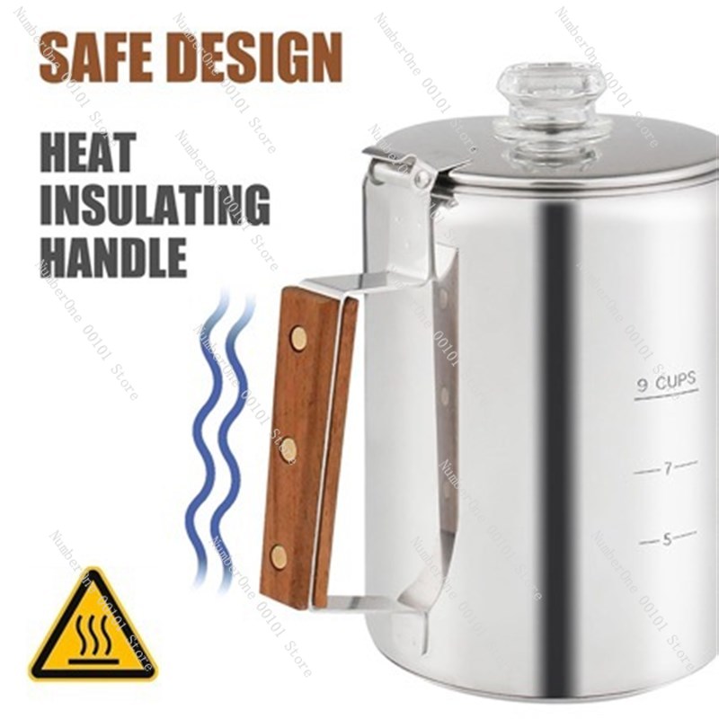 Cafetera Percoladora para Camp - Camp Percolator Coffee reseña y precio