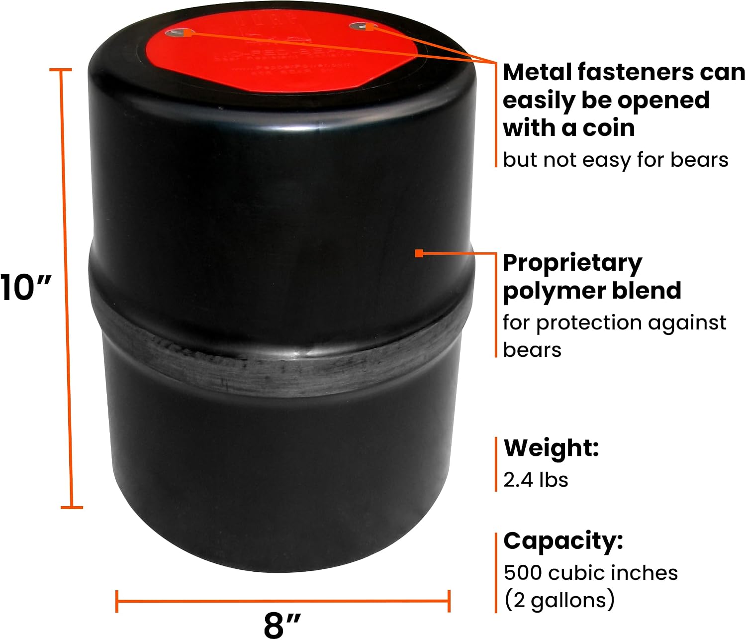 Contenedor de Alimentos Ligero - Bear Canister reseña y precio