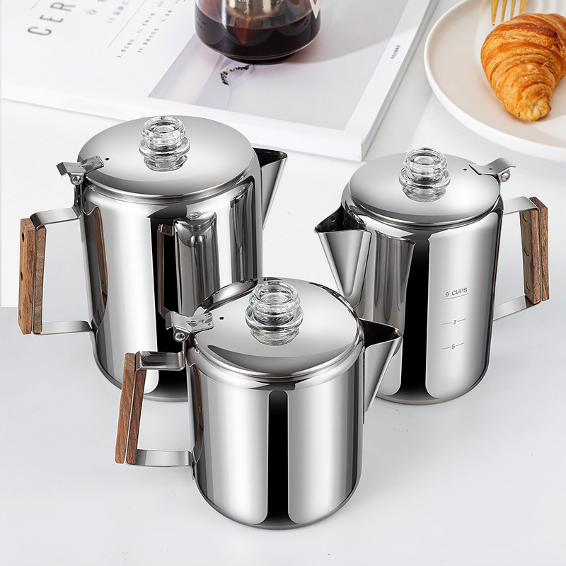 Cafetera de Acero Inoxidable p - Camp Percolator Coffee reseña y precio