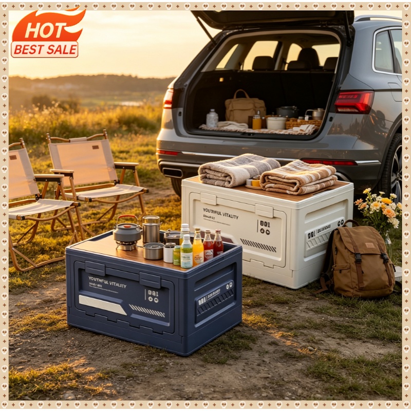 Caja de Almacenamiento Exterio - Outdoor Camping Folding Storage Box reseña y precio