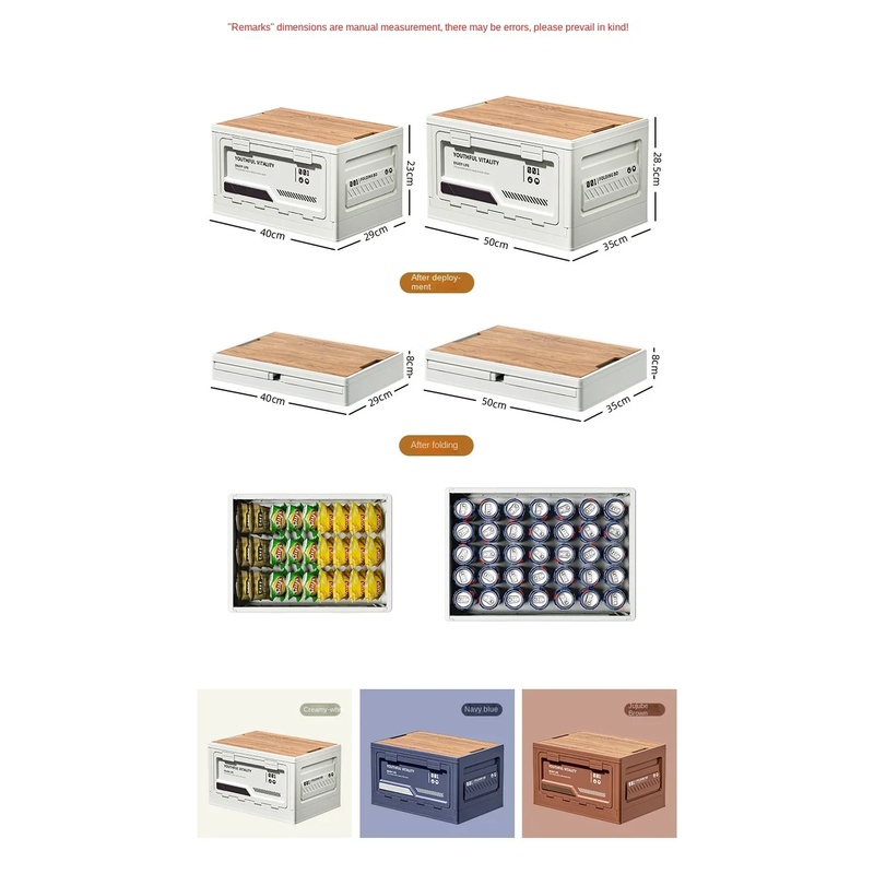 Caja de Almacenamiento Exterio - Outdoor Camping Folding Storage Box reseña y precio