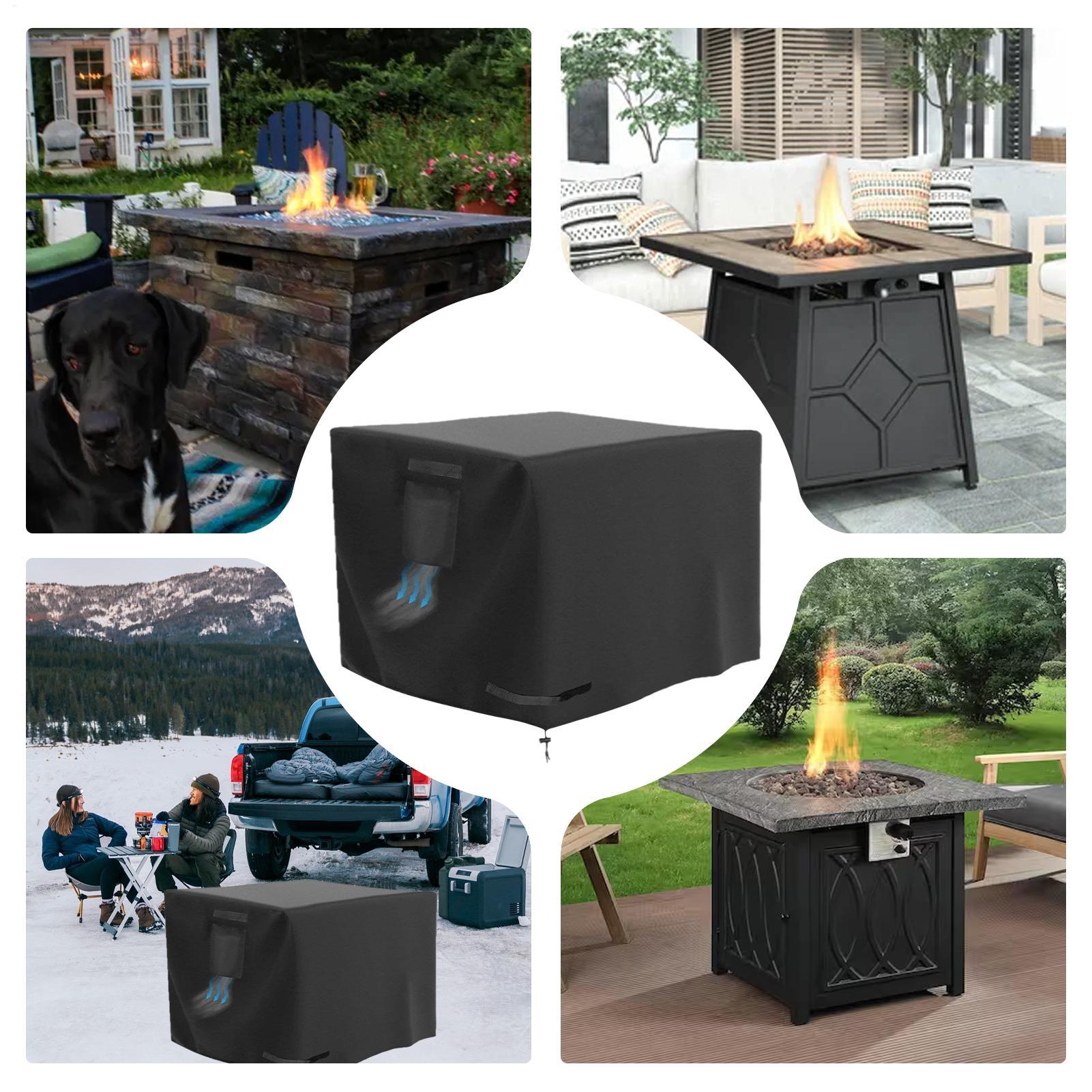 Cubierta para fogones cuadrada - Outdoor Indoor Camping reseña y precio