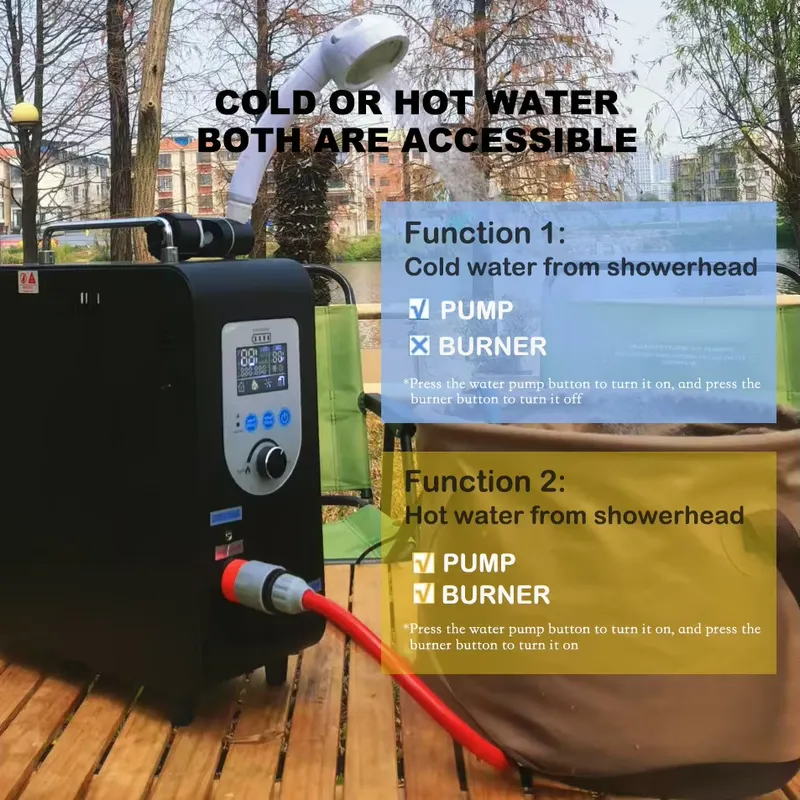 Ducha Portátil con Calefacción - Outdoor Camping Water Heater reseña y precio