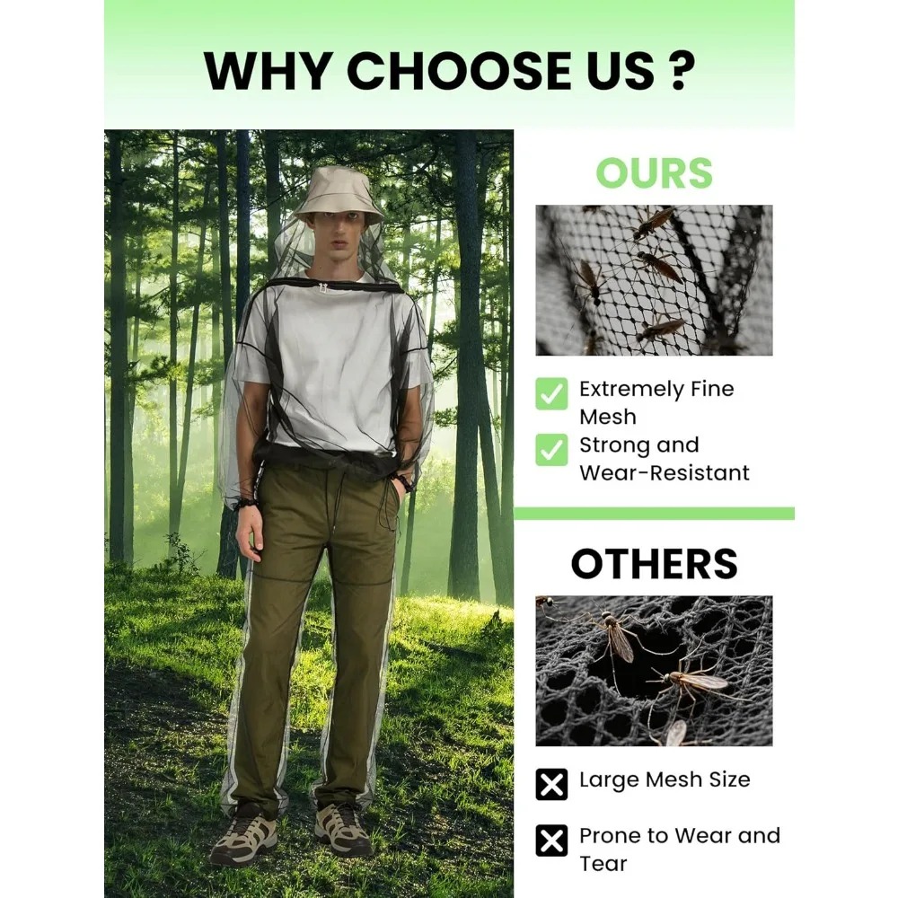 Traje de protección contra mos - Outdoor Camping Bug Zapper reseña y precio