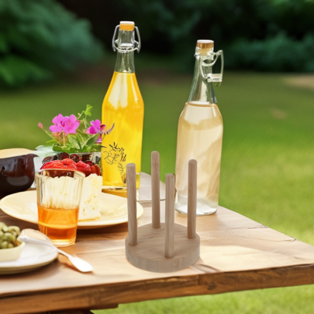 Portavasos Compacto de Madera  - Outdoor Activities In Camping reseña y precio