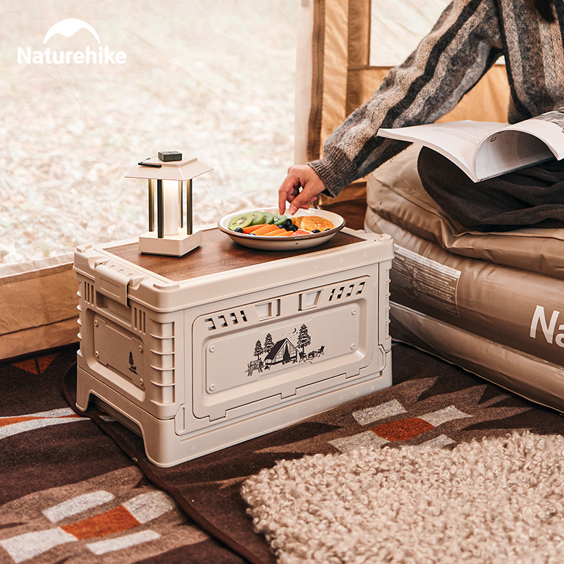 Naturehike-caja de almacenamie - Outdoor Camping Folding Storage Box reseña y precio
