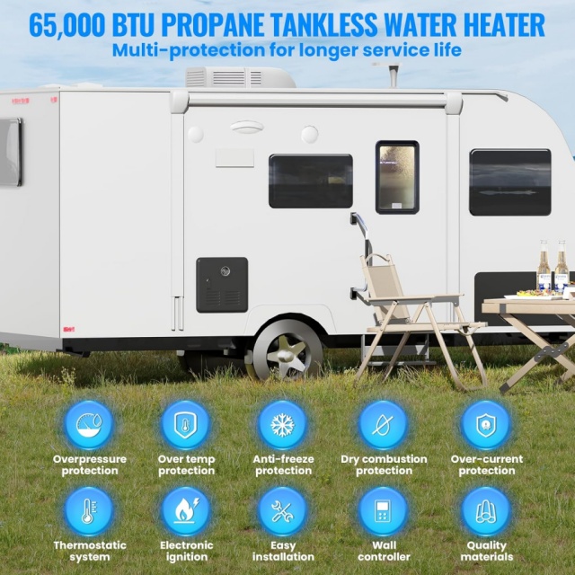 Calentador de Agua Instantáneo - Outdoor Camping Water Heater reseña y precio