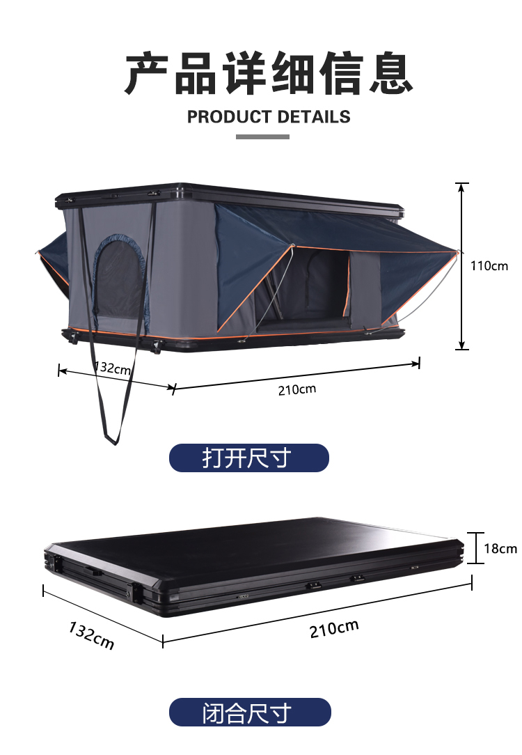 Tienda de techo de aleación de - Outdoor Camping Car Tent reseña y precio