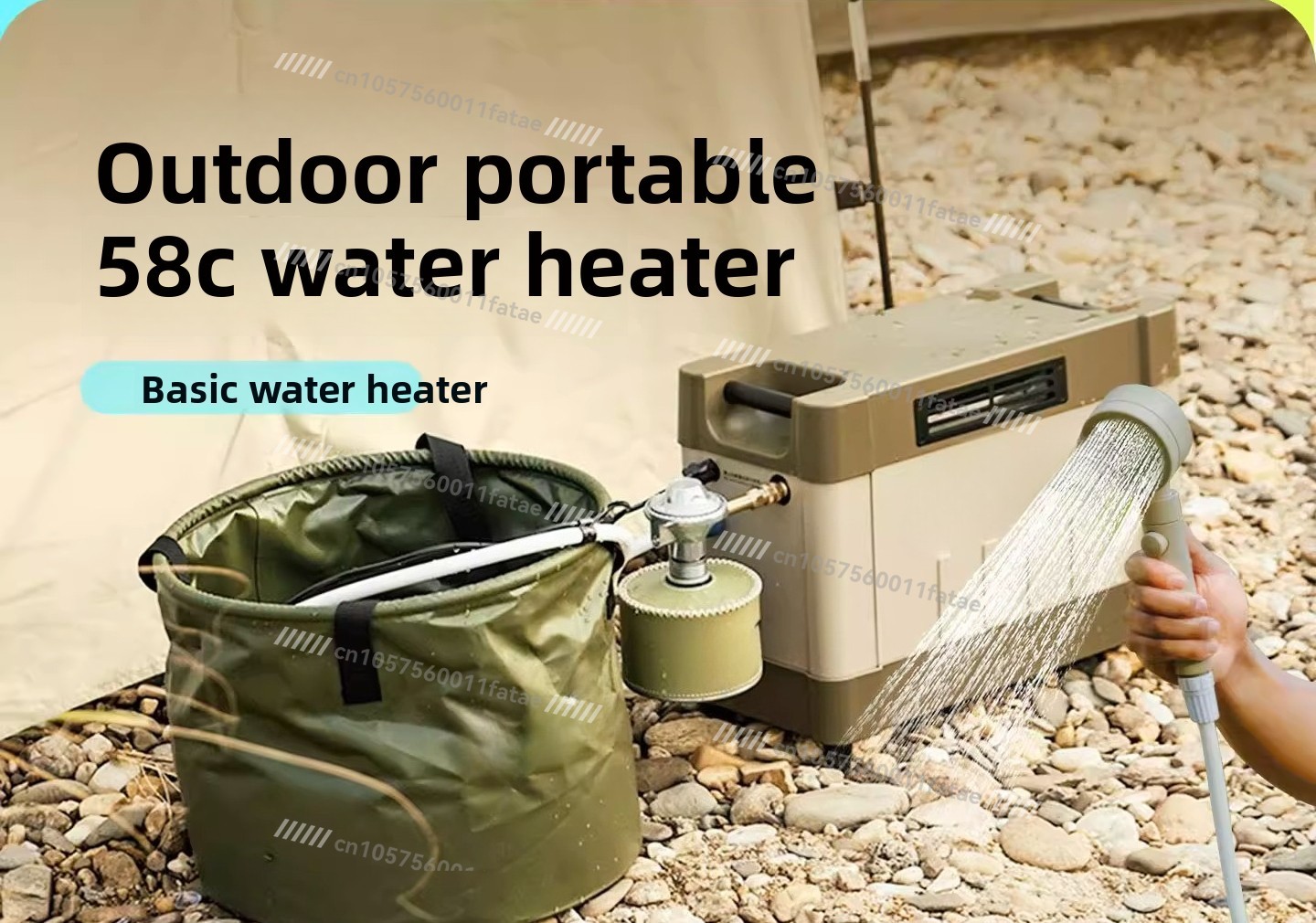 Calentador de agua para acampa - Outdoor Camping Water Heater reseña y precio