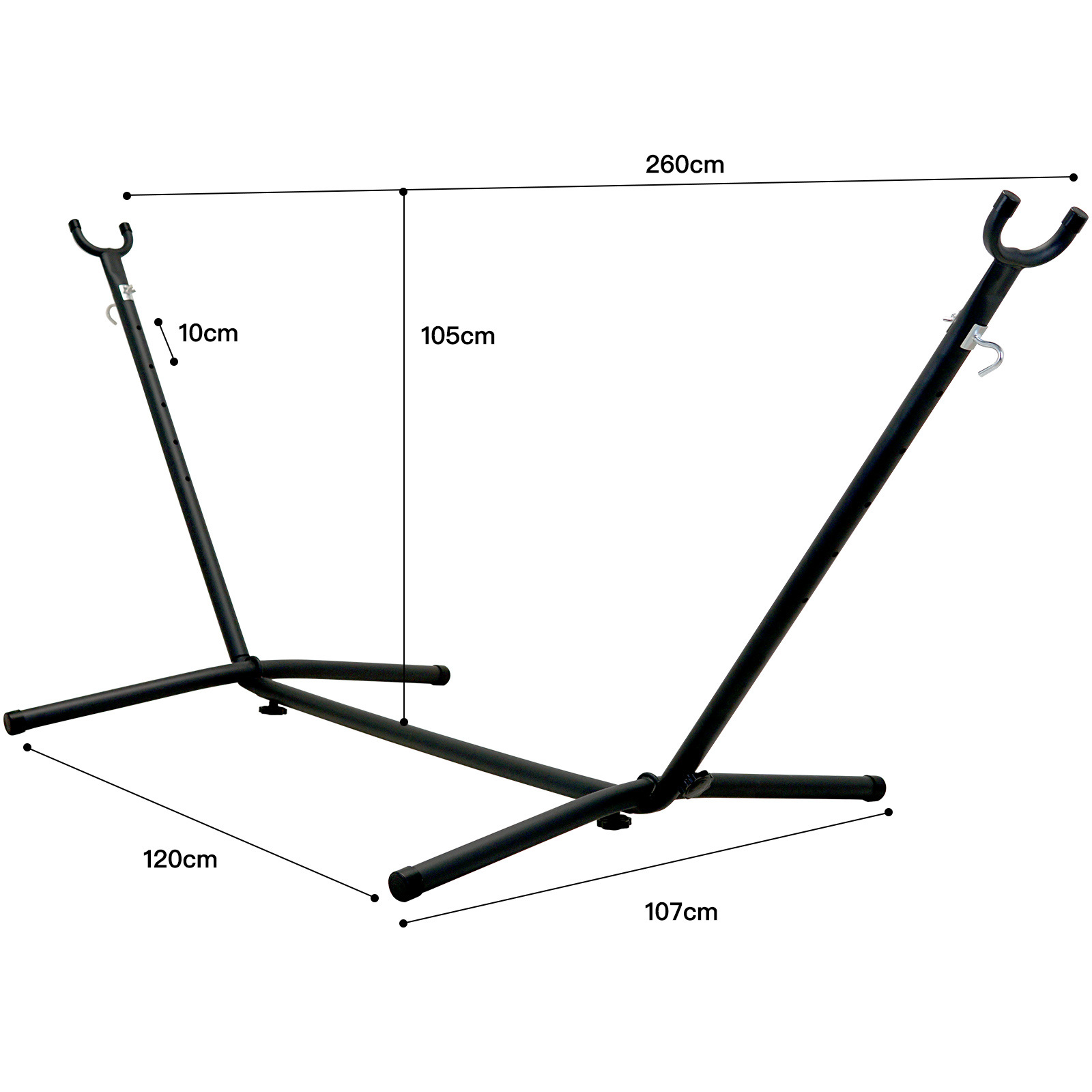 Hamaca de lona con estructura  - Outdoor Camping Hammock reseña y precio