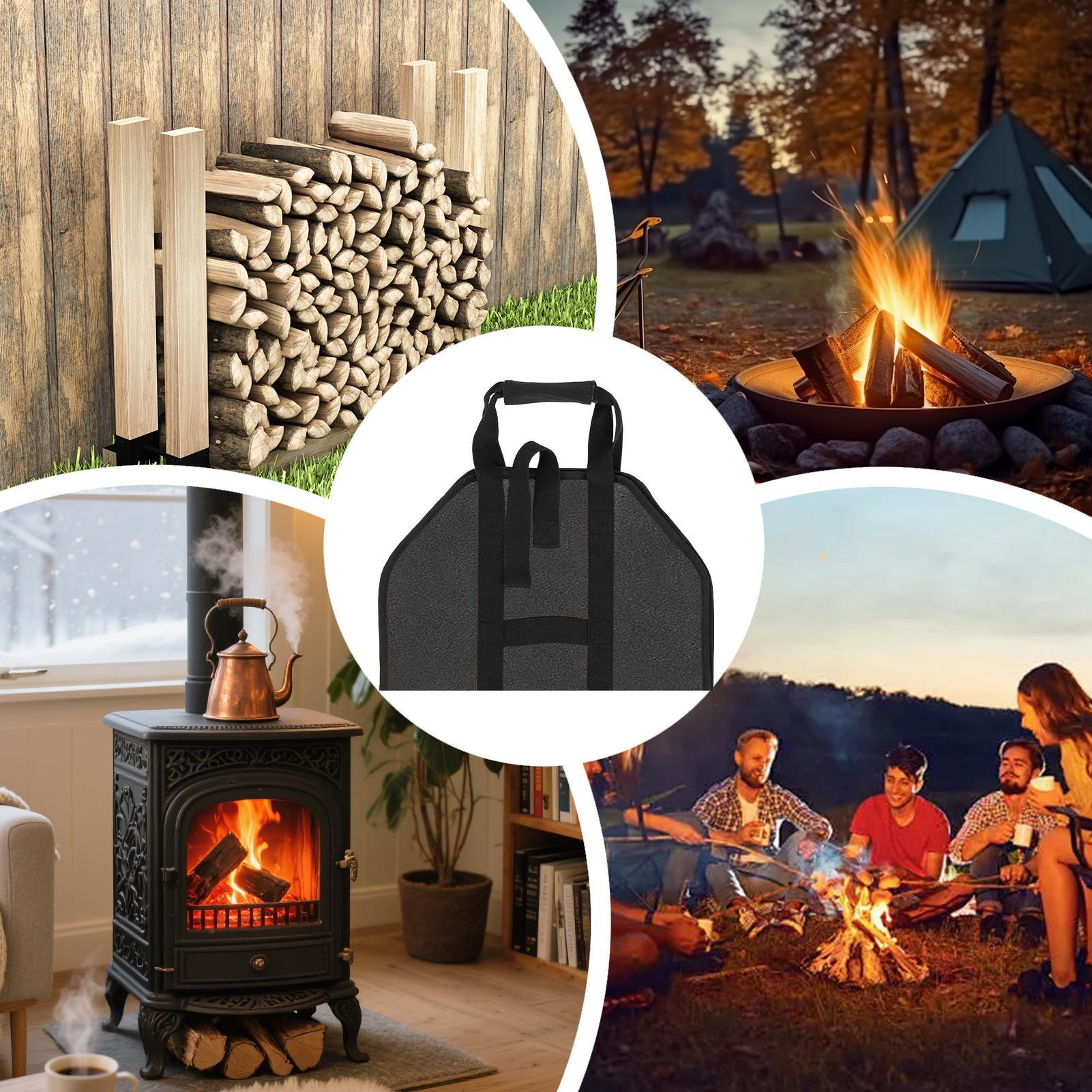 Transportín de leña, bolso por - Outdoor Indoor Camping reseña y precio