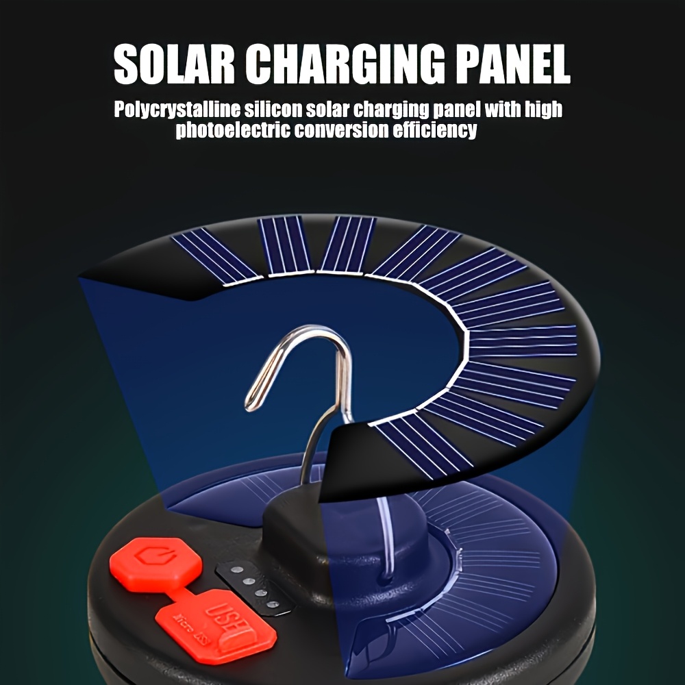 Linterna solar para acampar, l - Outdoor Indoor Camping reseña y precio