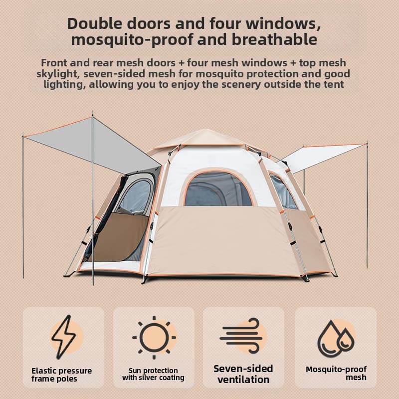 Carpa de Camping Portátil Pers - Camping Zelt Outdoor reseña y precio