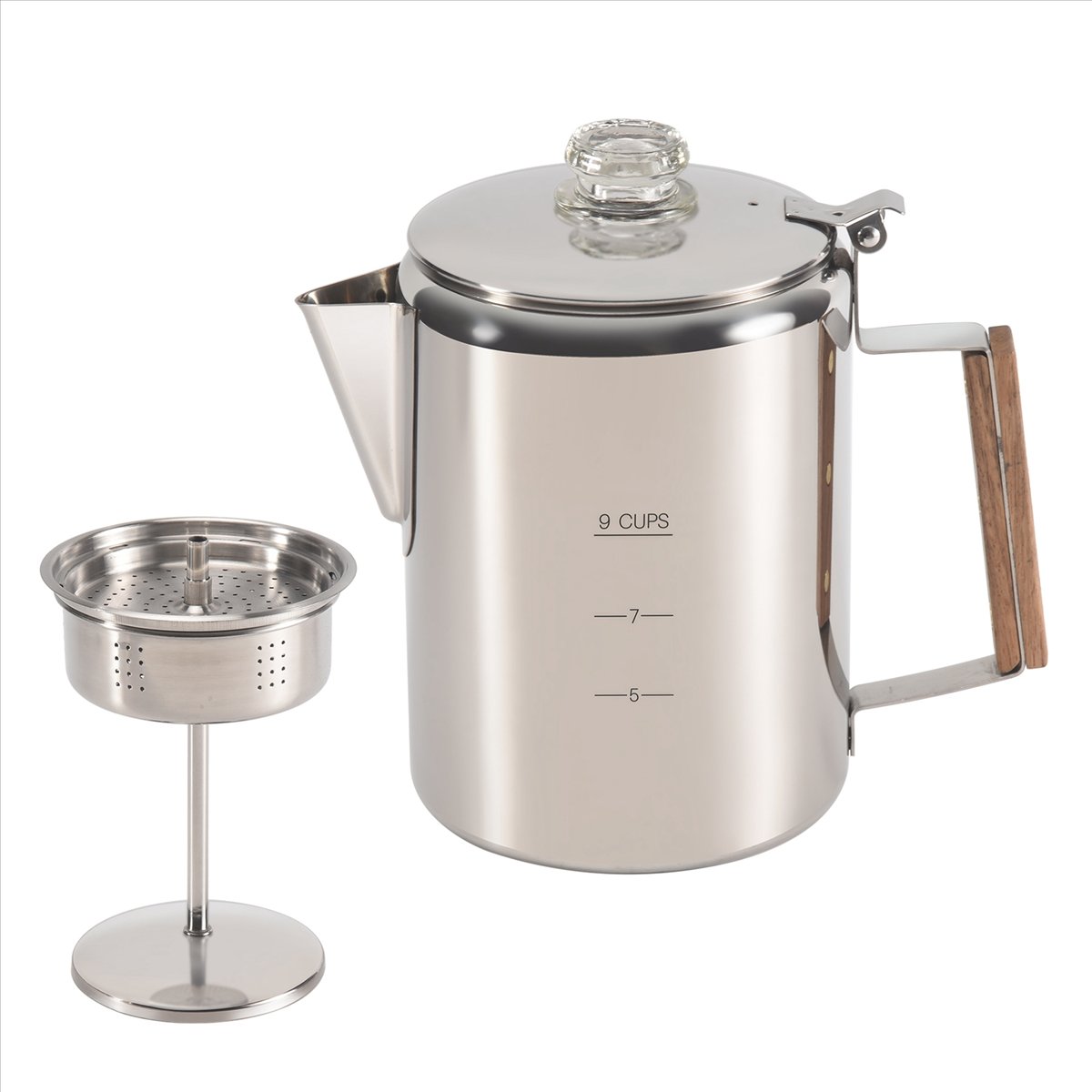 Cafetera HITL para Camping, Pe - Camp Percolator Coffee reseña y precio